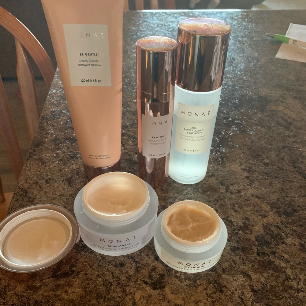 Monat skincare line